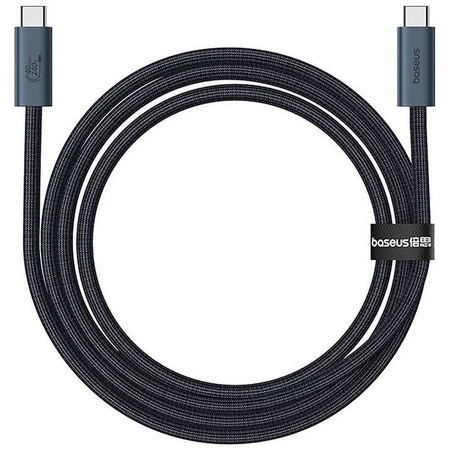 Kabel Baseus CB000068 USB-C - USB-C 240W PD 8K 60Hz 1m - czarny