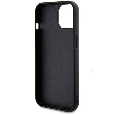 Guess nakładka do iPhone 14 6,1&quot; GUHCP14SPSFDGSK HC SEQUIN SCRIPT METAL czarna