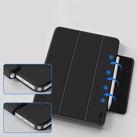 TECH-PROTECT SMARTCASE MAGNETIC IPAD AIR 13” 1 / 2 / 2024-2025 BLACK