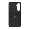 Etui silikonowe Carbon Case na iPhone 16e - czarne