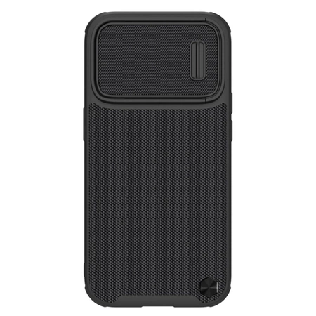 Nillkin Textured S Case für iPhone 14 Pro Max, Cover mit Kameraabdeckung, schwarz