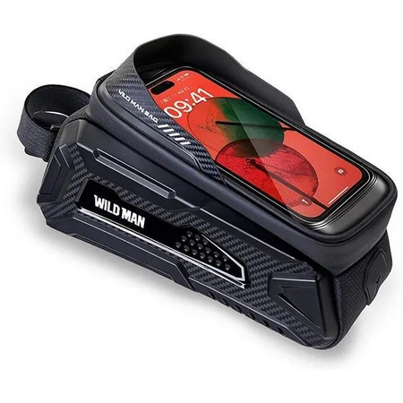 WILDMAN sakwa rowerowa na ramę na zamek 2L (4" - 7") M30 czarna