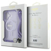 Original Case IPHONE 16 Guess Hardcase Crossbody Cord Script MagSafe (GUHMP16SHCTSGNSU) purple