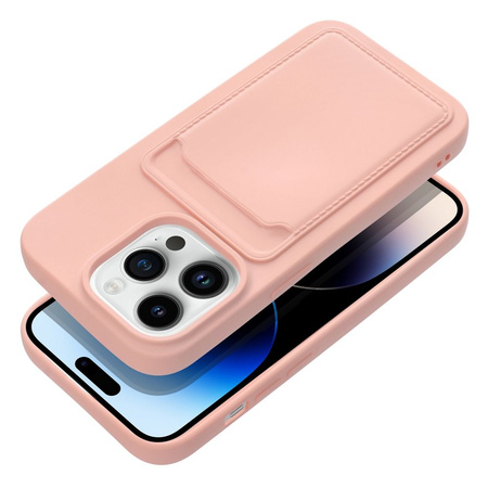 Futerał CARD CASE do IPHONE 14 PRO różowy