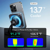 ESR HALOLOCK CRYOBOOST MAGNETIC MAGSAFE DASHBOARD & VENT CAR MOUNT WIRELESS CHARGER QI2 15W FROSTED ONYX
