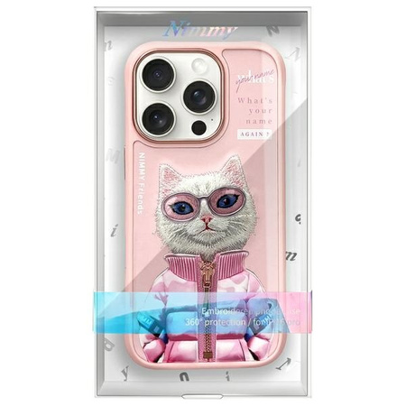 Nimmy etui iPhone 16 Pro Max 6.9"         różowy/pink Cool&Cute 2.0 Cat