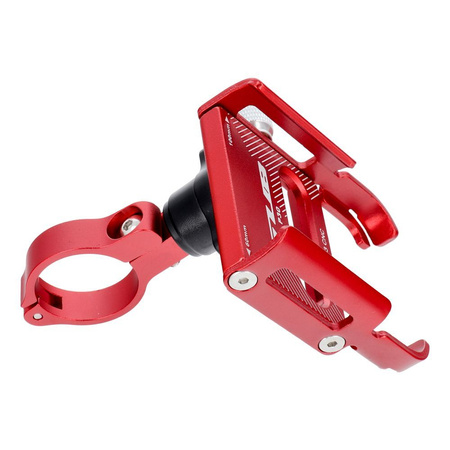 Uchwyt rowerowy na kierownice GUB P30 Aluminium czerwony