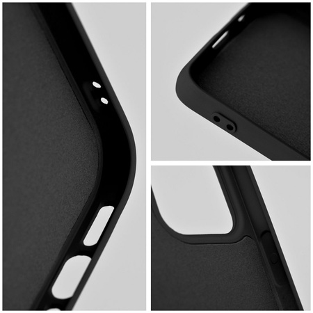 Etui do iPhone 15 czarne + Szkło na ekran + Szkło na aparat