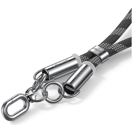 Smycz do telefonu z kablem do ładowania Usams SJ746 30W USB-C do Lightning 1.2m czarny