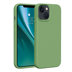 Nakładka Etteri Silicone Case do iPhone 13 6,1" jasnozielona