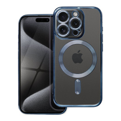 Futerał Electro Mag Cover kompatybilny z MagSafe do IPHONE 15 PRO tytanowy niebieski